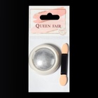 Втирка для ногтей, с аппликатором, зеркальное серебро - Фото 4