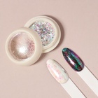 Втирка для ногтей, с аппликатором, северное сияние - Фото 3