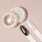 Втирка для ногтей, с аппликатором, жемчужная, зеркальная - Фото 3