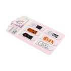 Набор закладок магнитных для книг Calligrata «Лапки», 6 штук 60×19 мм, МИКС - Фото 11