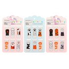 Набор закладок магнитных для книг Calligrata «Лапки», 6 штук 60×19 мм, МИКС - Фото 3