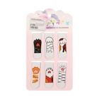 Набор закладок магнитных для книг Calligrata «Лапки», 6 штук 60×19 мм, МИКС - Фото 8