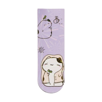 Набор закладок магнитных для книг 6 штук Зверушки 60×19 мм МИКС CALLIGRATA