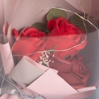 Фигурка светящаяся RISALUX «Букет роз», LED-ночник, 3×AG10, красный, 7.5×15.5×23 см - Фото 6