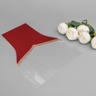 Пакет цветочный Конус, «Наилучшие пожелания», бордо, 36×20×45 см±1 см 10547129