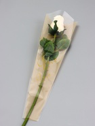 Пакет конус для цветов, «Любовь с первого взгляда», 12.5+4×45 см, кофе с молоком - Фото 2