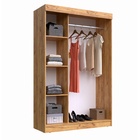 Спальный гарнитур «Бася», комплект 6 предметов, цвет графит/дуб крафт - Фото 4