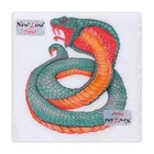 Салфетки бумажные «Змея на белом» 2 слоя, 33×33 см, 20 шт. - Фото 2