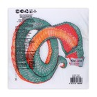 Салфетки бумажные «Змея на белом» 2 слоя, 33×33 см, 20 шт. - Фото 3