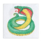 Cалфетки бумажные Гармония цвета «Змея» 1 слой, 24х24 см, 50 шт - Фото 5