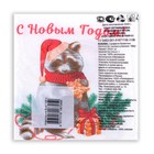 Новогодние салфетки бумажные Гармония цвета «Новогодний енот» 1 слой, 24х24 см, 100 шт - Фото 4