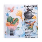 Салфетки новогодние бумажные Гармония цвета «Снеговик и дети» 1 слой, 24×24 см, 100 шт. - Фото 3