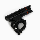 Фонарь велосипедный передний аккумуляторный, водонепроницаемый, 1 диод, 4 режима, красный - Фото 5