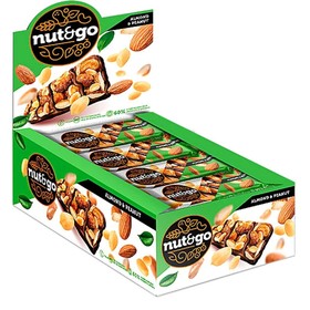 Батончик «Nut&Go», миндаль и арахис, 36 г (комплект 2 шт)