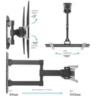 Кронштейн для LED/LCD телевизоров Arm media LCD-414 black - фото 51664032 Кронштейн для LED/LCD телевизоров Arm media LCD-414 black - фото 51664032