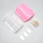 Массажер - чесалка на угол с кошачьей мятой для кошек, размер S, 13.5×9×5 см, розовый - Фото 4