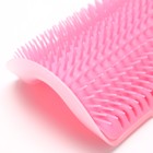 Массажер - чесалка на угол с кошачьей мятой для кошек, размер S, 13.5×9×5 см, розовый - Фото 5