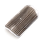 Массажёр - чесалка на угол, размер L, 17×11×6.2, с кошачьей мятой, серый - Фото 3