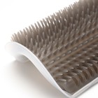 Массажёр - чесалка на угол, размер L, 17×11×6.2, с кошачьей мятой, серый - Фото 5