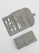 Набор маникюрный «Люси», 10 предметов, кожзам-чехол, серый - Фото 3