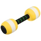 Гантель для аквааэробики, 26х8х8 см, цвет жёлтый - Фото 4