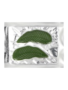 Патч гидрогелевый коллагеновый  для глаз зеленый в форме листьев 10408162