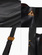 Сумка женская TEXTURA на винтовом замке, 24×11×24 см, чёрная - Фото 5