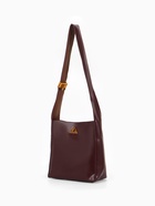 Сумка женская TEXTURA на винтовом замке, 24×11×24 см, коричневая - Фото 7