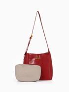 Сумка женская TEXTURA на винтовом замке, 24×11×24 см, бордовая - Фото 3