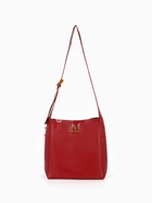 Сумка женская TEXTURA на винтовом замке, 24×11×24 см, бордовая - Фото 7