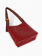 Сумка женская TEXTURA на винтовом замке, 24×11×24 см, бордовая - Фото 9