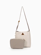 Сумка женская TEXTURA на винтовом замке, 24×11×24 см, белая - Фото 4