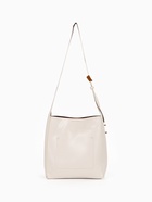 Сумка женская TEXTURA на винтовом замке, 24×11×24 см, белая - Фото 8