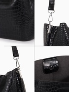 Сумка женская TEXTURA на магните, 24×14×29 см, чёрная - Фото 3