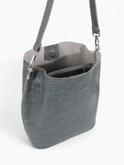 Сумка женская TEXTURA на магните, 24×14×29 см, серая - Фото 9