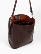 Сумка женская TEXTURA на магните, 24×14×29 см, коричневая - Фото 9