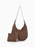 Сумка - мешок женская TEXTURA, на магните, с косметичкой, 34×12×27 см, коричневая - Фото 2