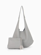 Сумка - мешок женская TEXTURA, на магните, с косметичкой, 36×10×27 см, серая - Фото 2