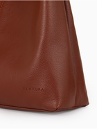 Сумка - мешок женская TEXTURA, на магните, с косметичкой, 34×9×28 см, коричневая - Фото 4