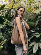 Сумка - мешок женская TEXTURA, на магните, с косметичкой, 34×9×28 см, хаки - Фото 17