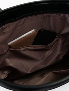 Сумка-шопер женская на молнии, размер 30.5×12×27 см, однотонная, чёрная - Фото 9