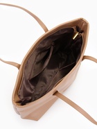 Сумка-шопер женская на молнии, размер 30.5×12×27 см, однотонная, бежевая - Фото 6