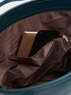 Сумка-шопер женская на молнии, размер 30.5×12×27 см, однотонная, синяя - Фото 8