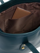 Сумка-шопер женская на молнии, размер 30.5×12×27 см, однотонная, синяя - Фото 9