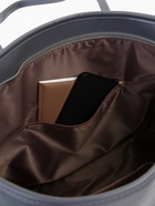 Сумка-шопер женская на молнии, размер 30.5×12×27 см, однотонная, серая - Фото 8