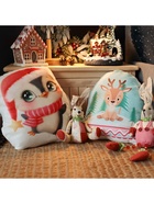 Подушка декоративная новогодняя «Этель. Олененок» 30×30 см - Фото 3