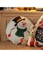 Подушка декоративная новогодняя «Этель. Снеговичок» 32×32 см - Фото 2