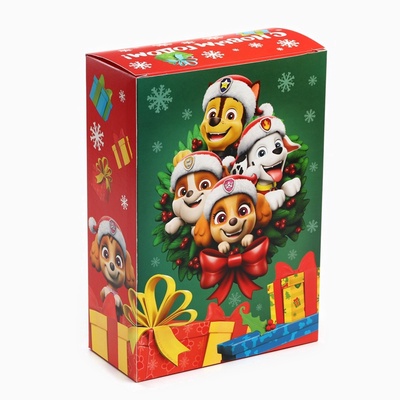 Коробка подарочная, 16×23×7.5 см, Щенячий патруль