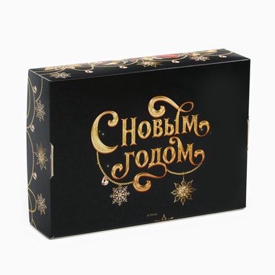 Коробка подарочная «С Новым годом», 21×15×5 см, Микки Маус