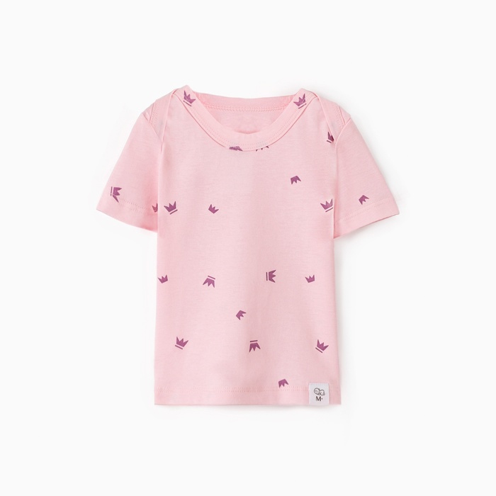 

Футболка детская MINAKU, цвет розовый, рост 86-92 см